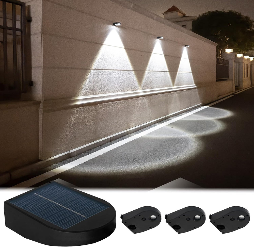 Solar Lights Downlight Outdoor Sconce for Mailbox, Sign, House Number, Wall