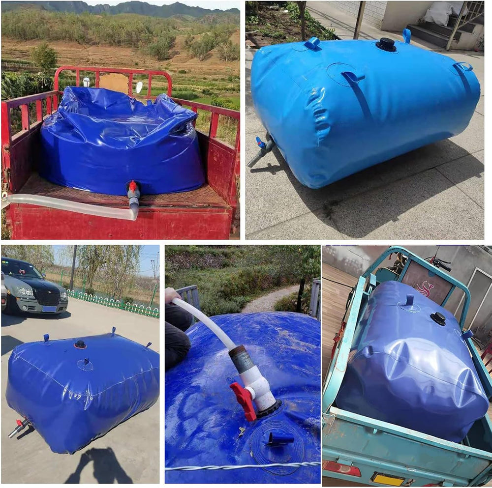 Portable 264 Gallon Water Tank Collapsible Storage Bladder for Camping RV