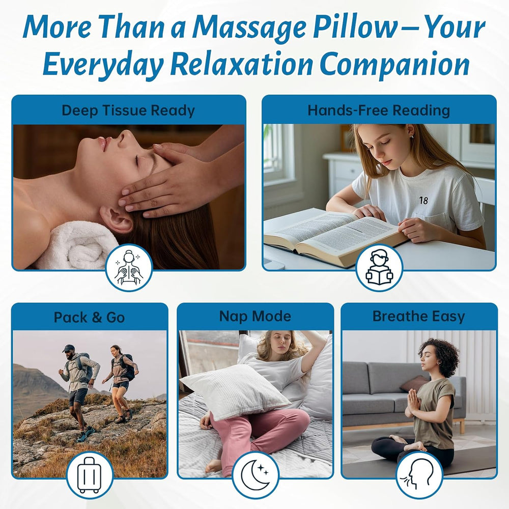Portable Massage Headrest for Bed, Adjustable Face Cradle & Face Down Pil...