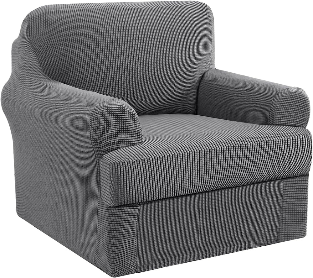H.VERSAILTEX Armchair Covers Slipcover 2 Piece Chair Covers for Living Room F...