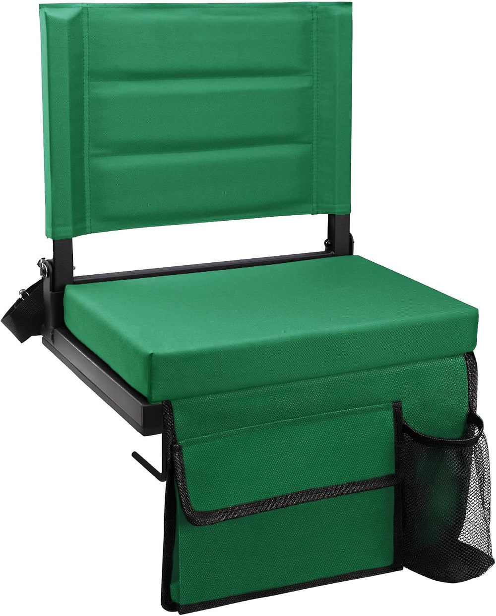 Stadium Seat for Bleachers with Back Support and Thick Padded Cushion