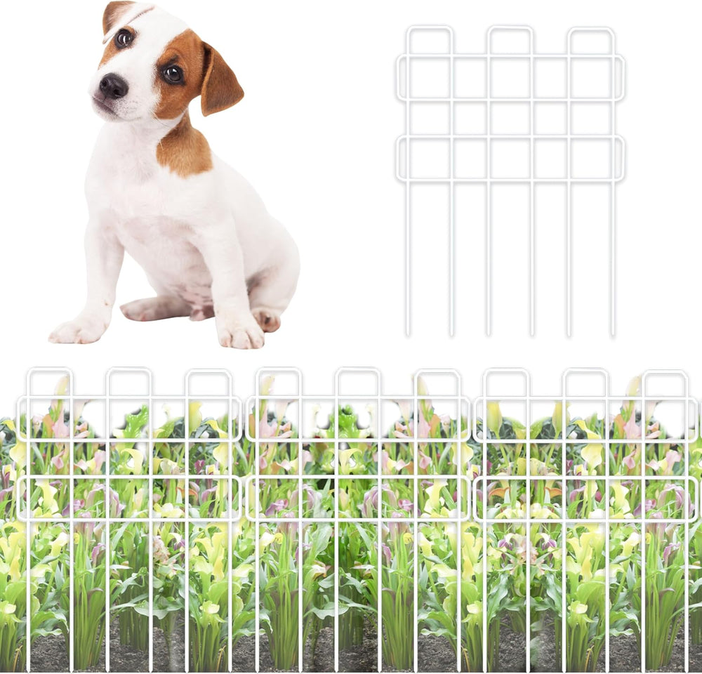 ShopLaLa Garden Fence Animal Barrier (10 Panels) 12inx16.5in Dog Fences