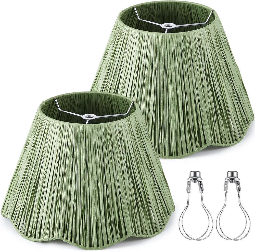 Lewtemi 2 Small Lamp Shade, 5.5" Top x 10" Bottom x 6.6" High,...