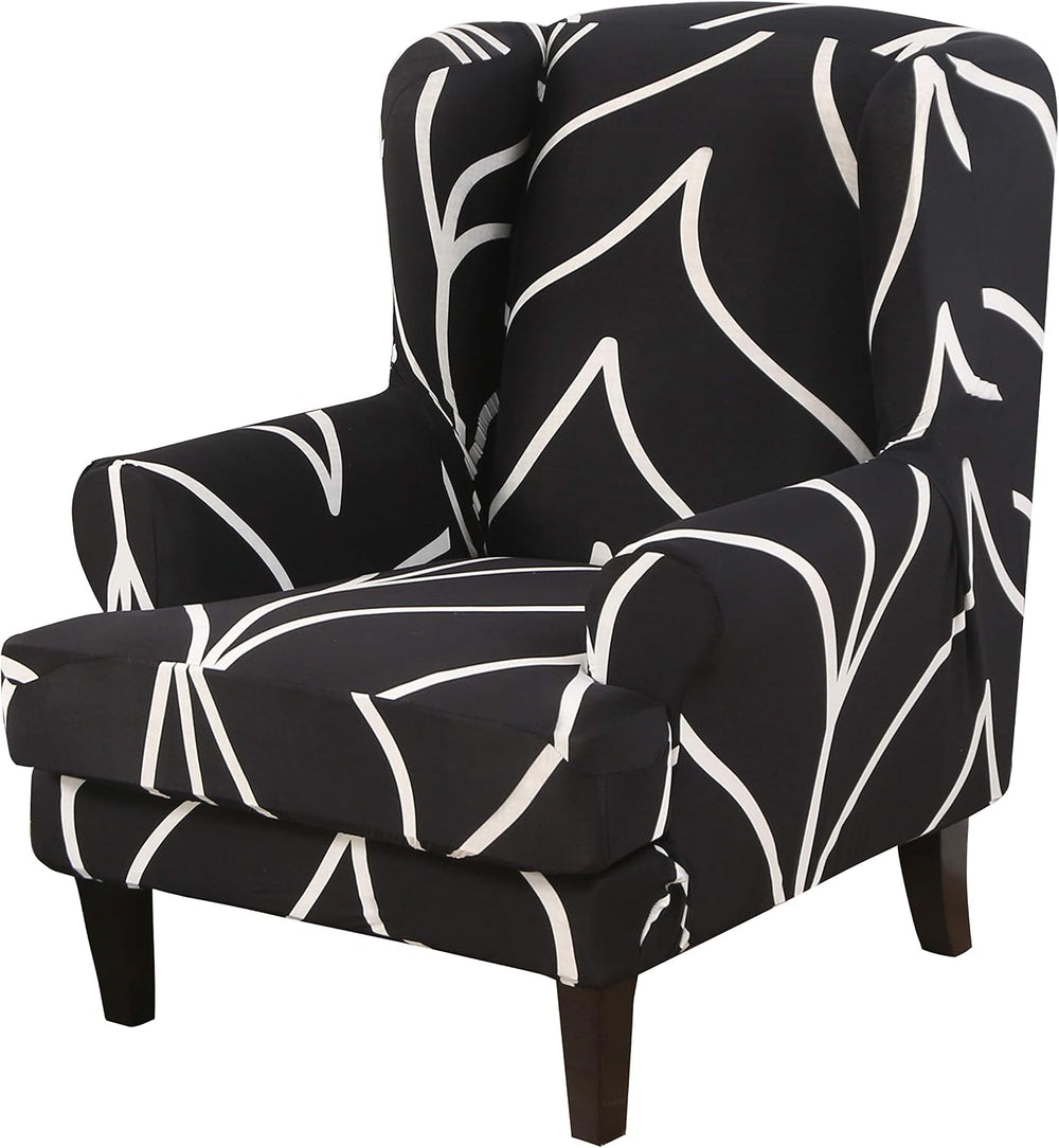 GULI Wingback Chair Cover 2-Piece, Wing Chair Covers Armchair Chair Slipcover...