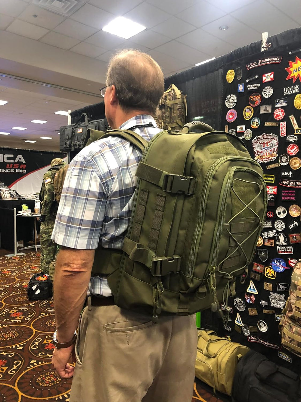 Large Tactical Backpack for Men, 64L Expandable Military Backpack with MOLLE ...