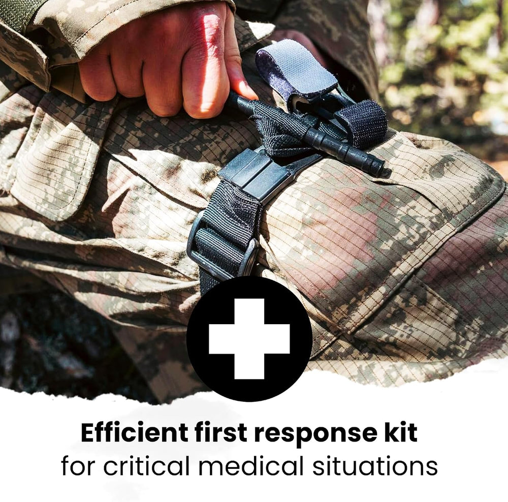 IFAK (Individual First Aid Kit) Trauma Kit with CAT Tourniquet — Medical Pouc...