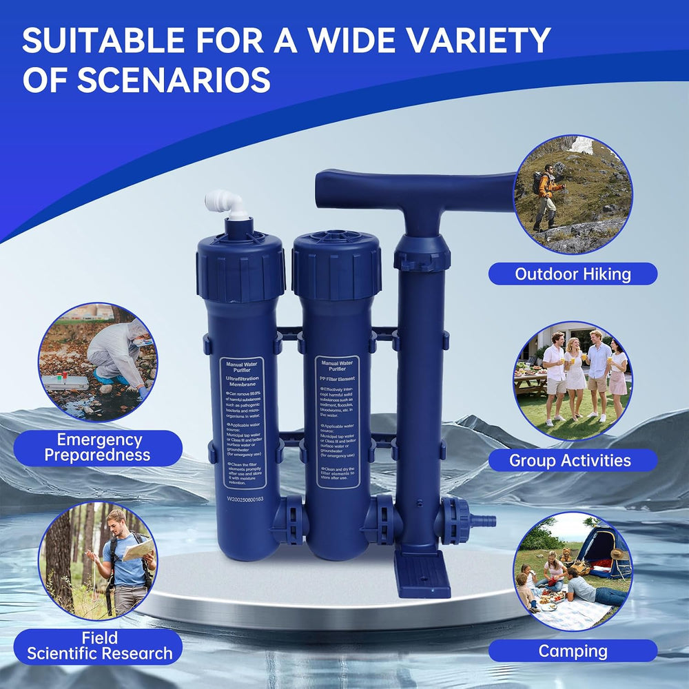 Water Filtration System Survival, Water Purifier Survival for Camping