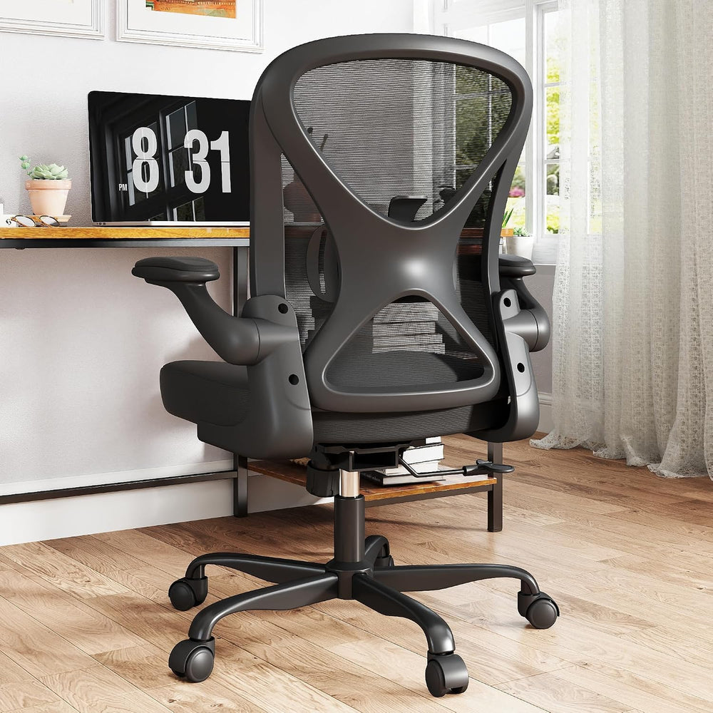 Ergonomic Mesh Office Chair, Adjustable Lumbar Support, Black