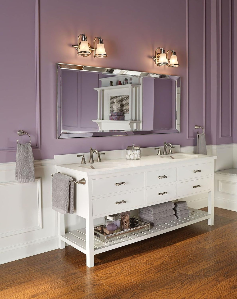 Moen YB5218BN Wynford Towel Bar, Brushed Nickel