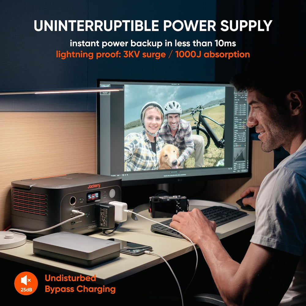 Jackery Explorer 500 v2 Portable Power Station,512Wh,500W AC