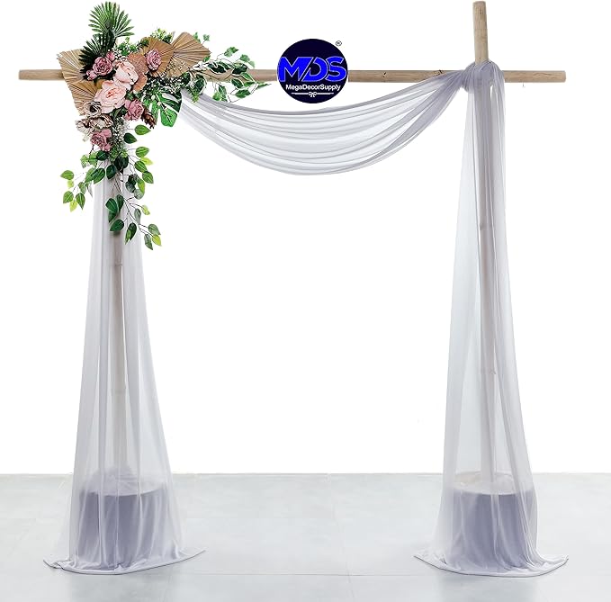 MDS Halloween Chiffon Draping Fabric - 1 Panel, 30" Wide x 40ft Long - S...