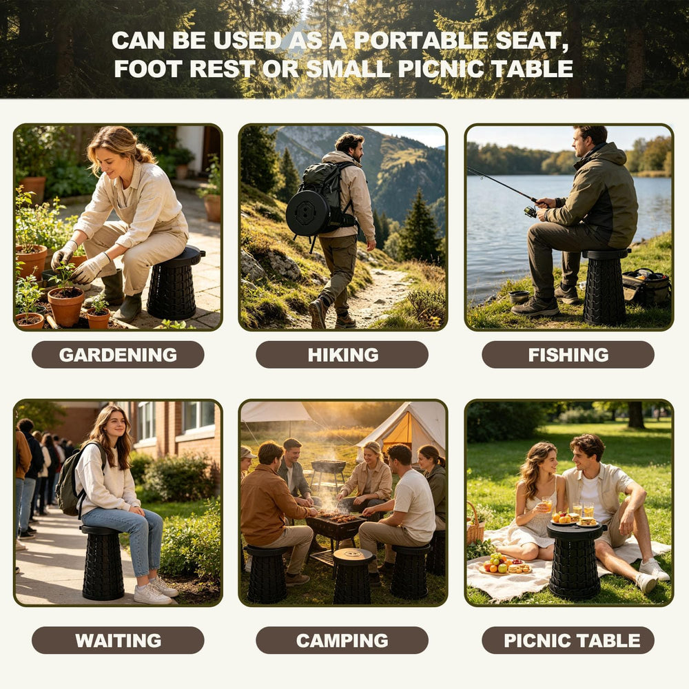 2026 XXL Collapsible Stool for Adults