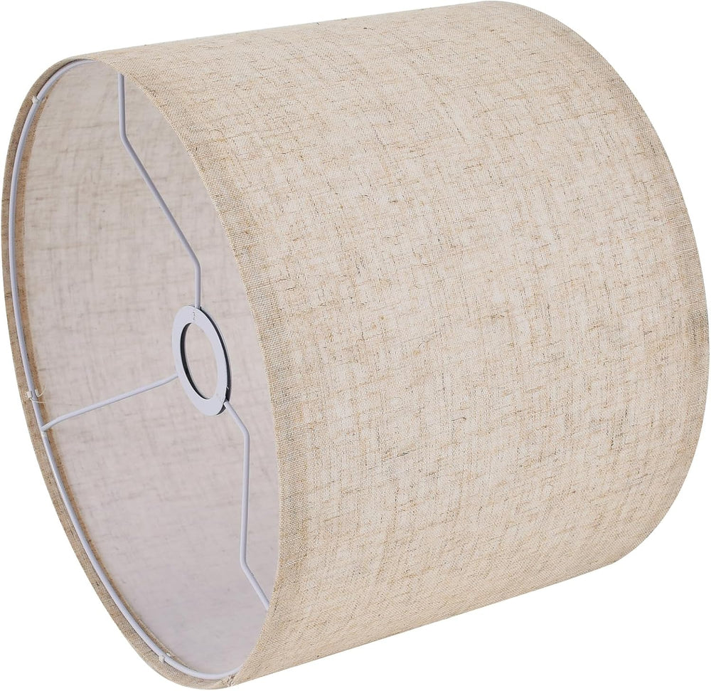 Beige Lamp Shade, Large Drum Lampshade 13''Top X 13'' Bottom ...