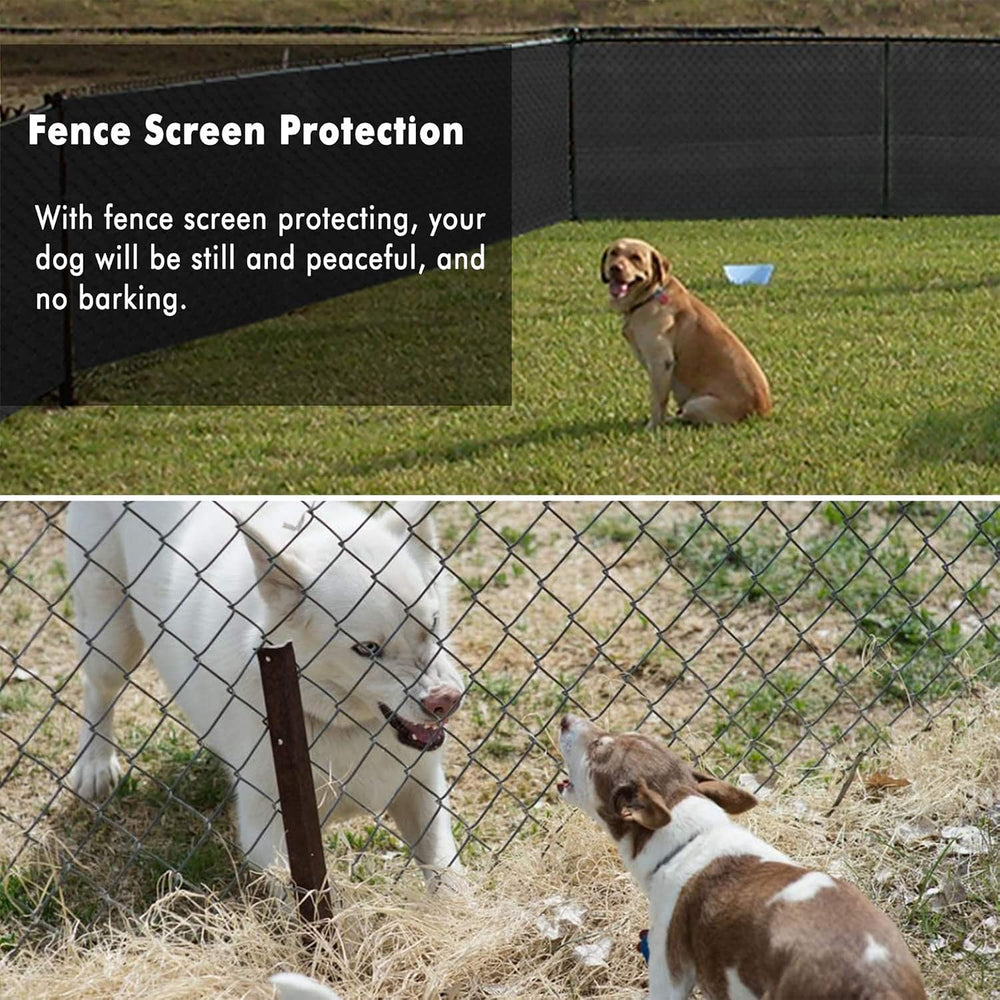 UPGRADE Privacy Screen Fence 8' x 50' Commercial Shade Cover with Bra...