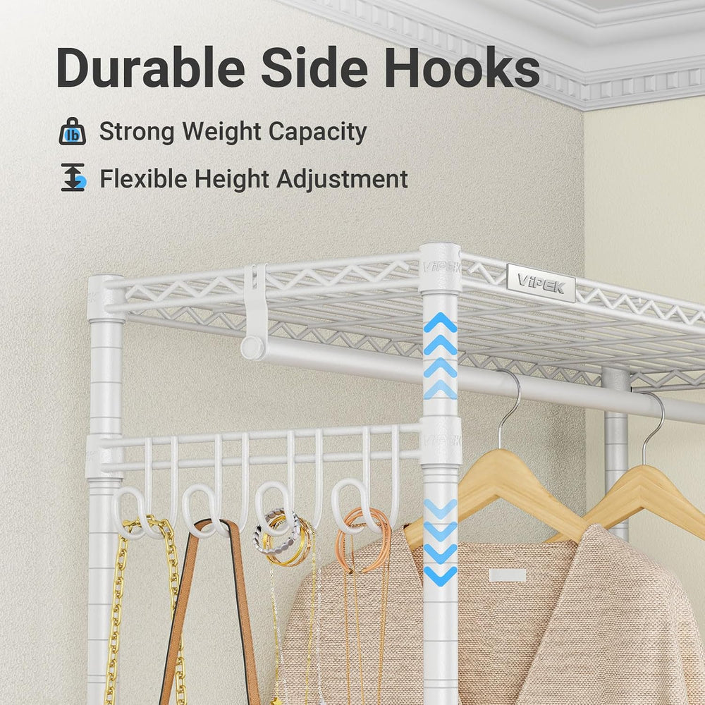 VIPEK R3 Rolling Clothing Rack Portable Garment Rack for Hanging Clothes