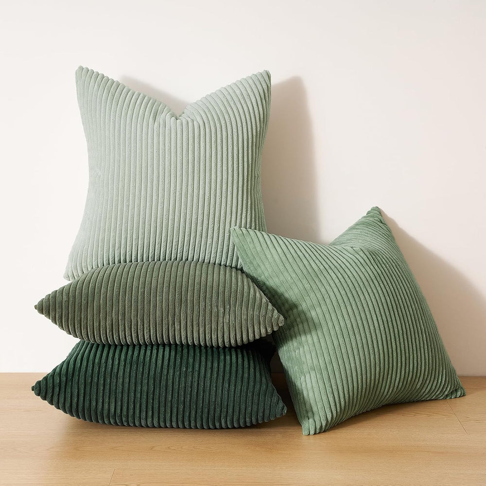 Topfinel Light Green Decorative Throw Pillow Covers Green Series,Winter Fluff...