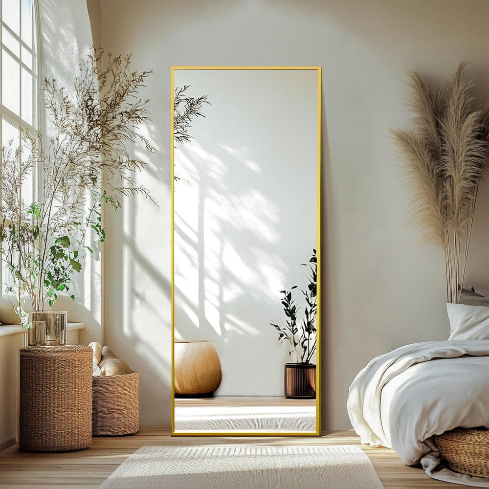 Gold Full Length Mirror XX-Large, 71x26 Standing Floor Mirror for Bedroom