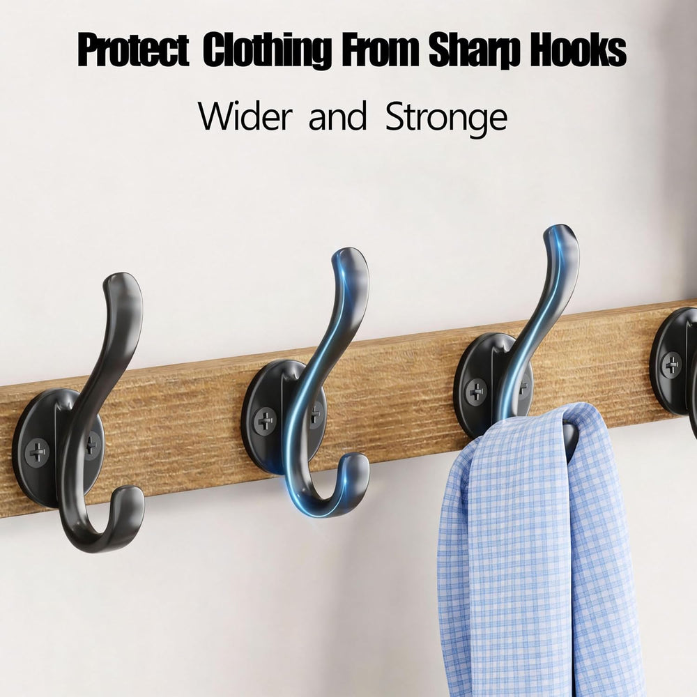 29” Coat Rack Wall Mount with Shelf, Coat and Key Hanger with Metal Hooks