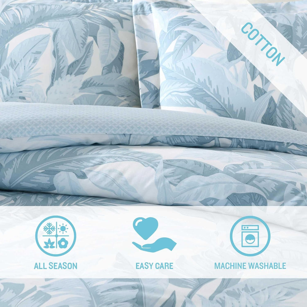Tommy Bahama - Queen Comforter Set with Shams & Bonus Throw Pillows