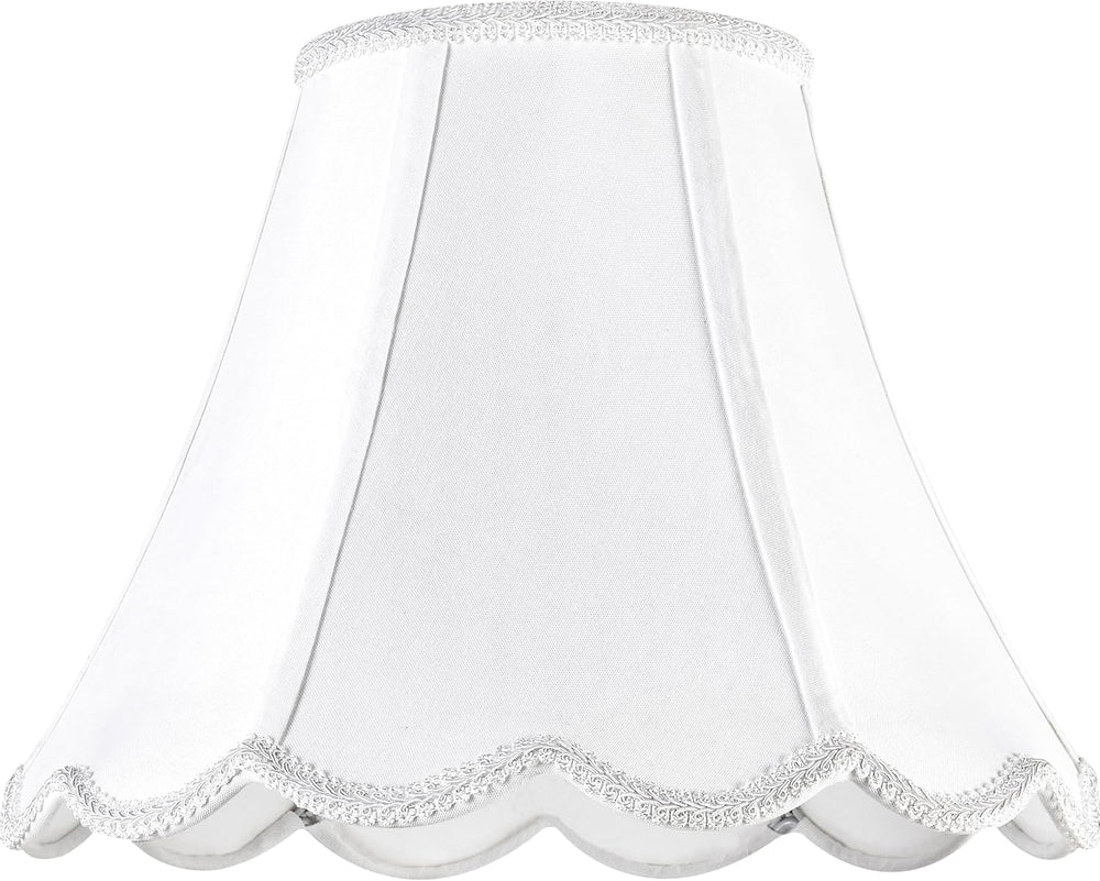 GO&SO Off White Bell Lamp Shade, Medium, 6"×13"×9.8", Scal...