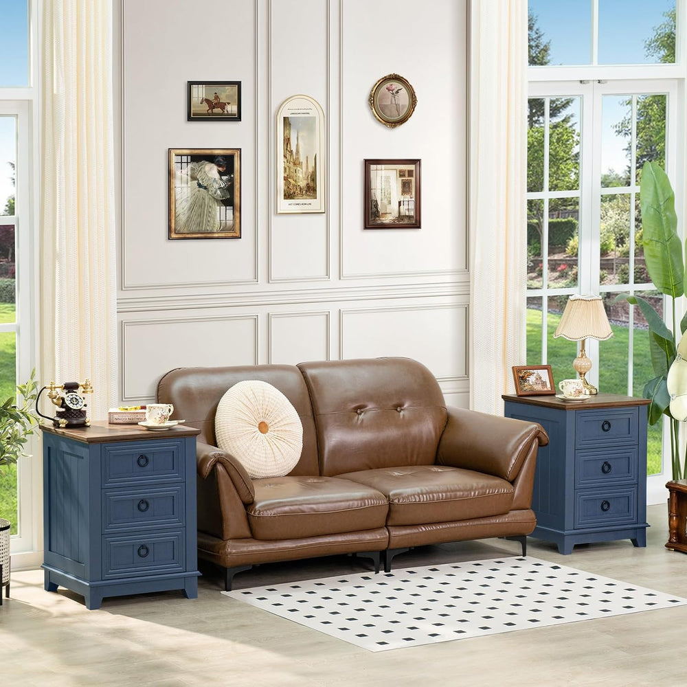 Joaxswe Farmhouse Coffee Table Set of 3