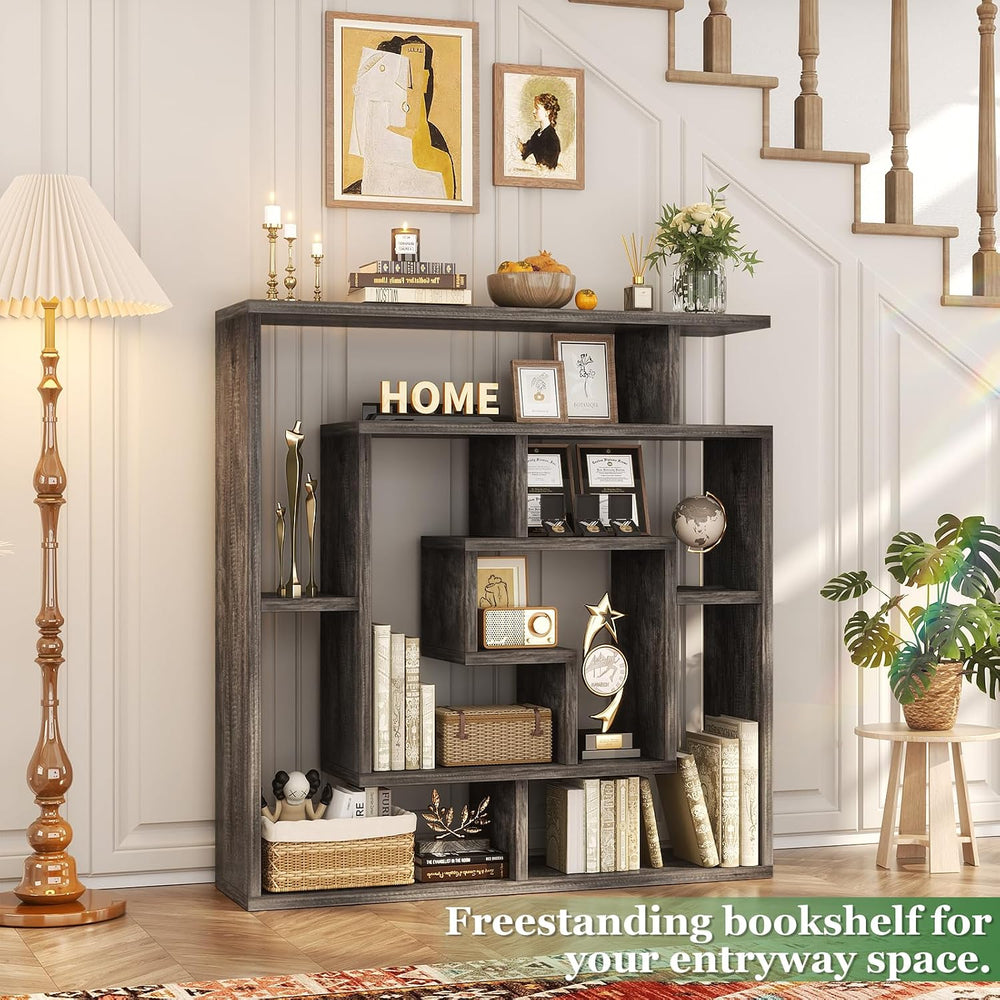 Geometric Wall Mounted Shelf, Freestanding Display Shelves for Collectibles