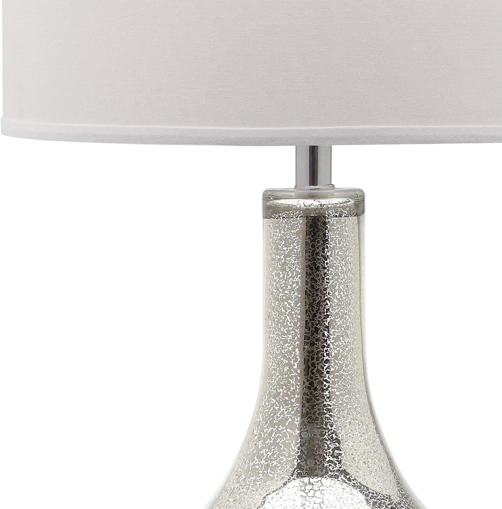 SAFAVIEH Mercury Table Lamp, 34.5" Modern Silver LIT4141A