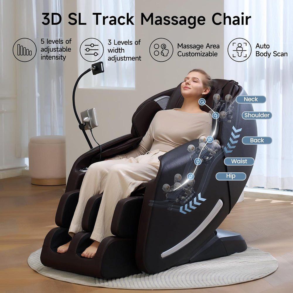 Real Relax 2026 3D Massage Chair Full Body with Unique Phone Controller