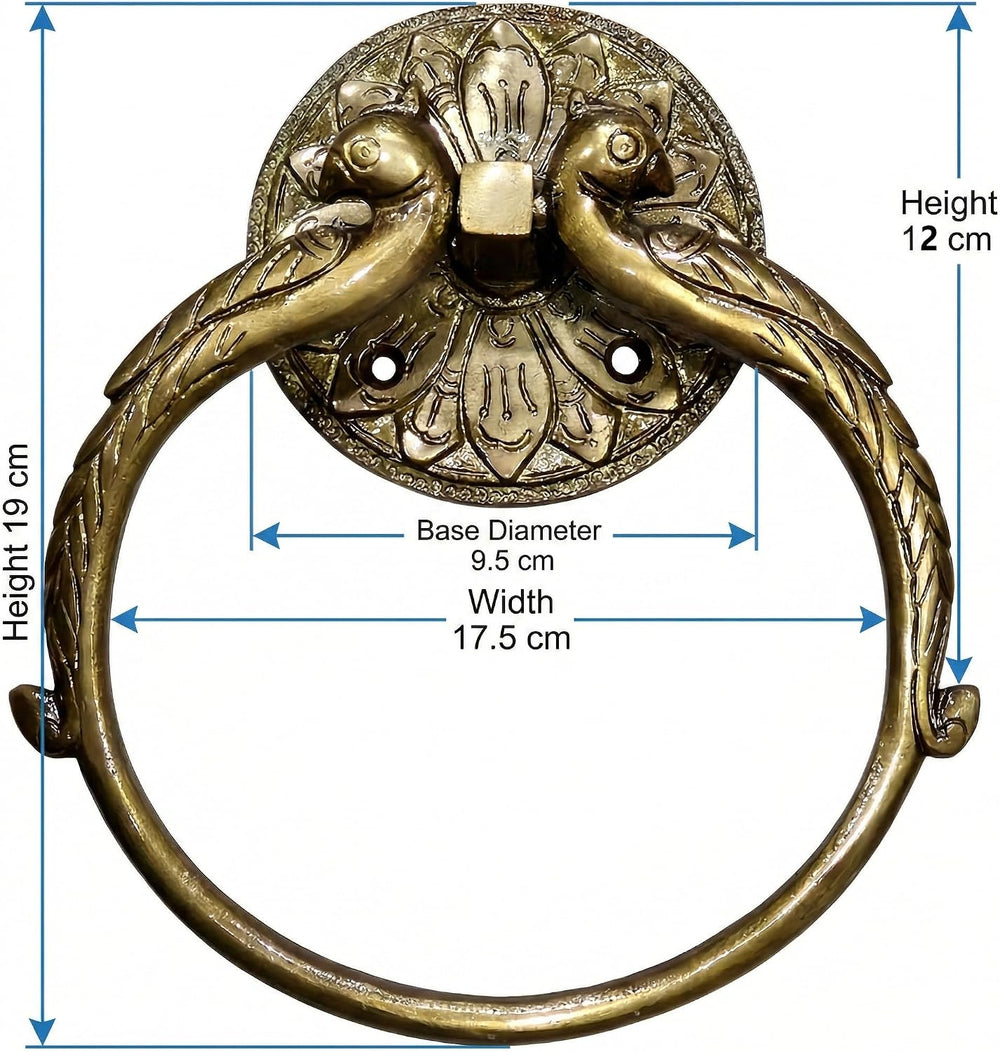 7.5" Inches - Brass Hand Towel Hanger Holder | Hand Towel Hanger Holder ...