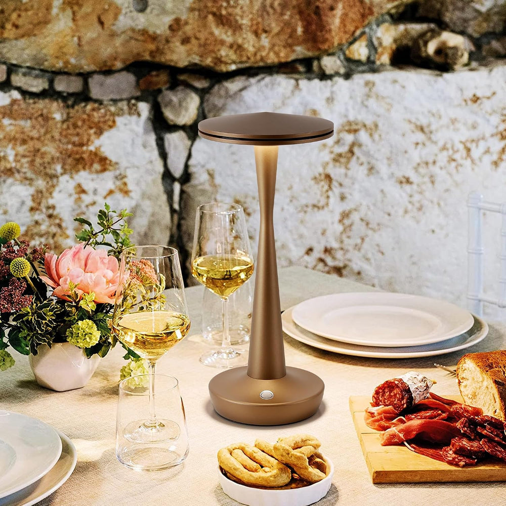 LED Cordless Table Lamp Rechargeable,Battery Powered Outdoor Lights