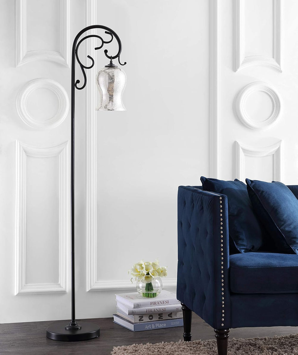 SAFAVIEH Meridia Floor Lamp, 64" Black FLL4057A