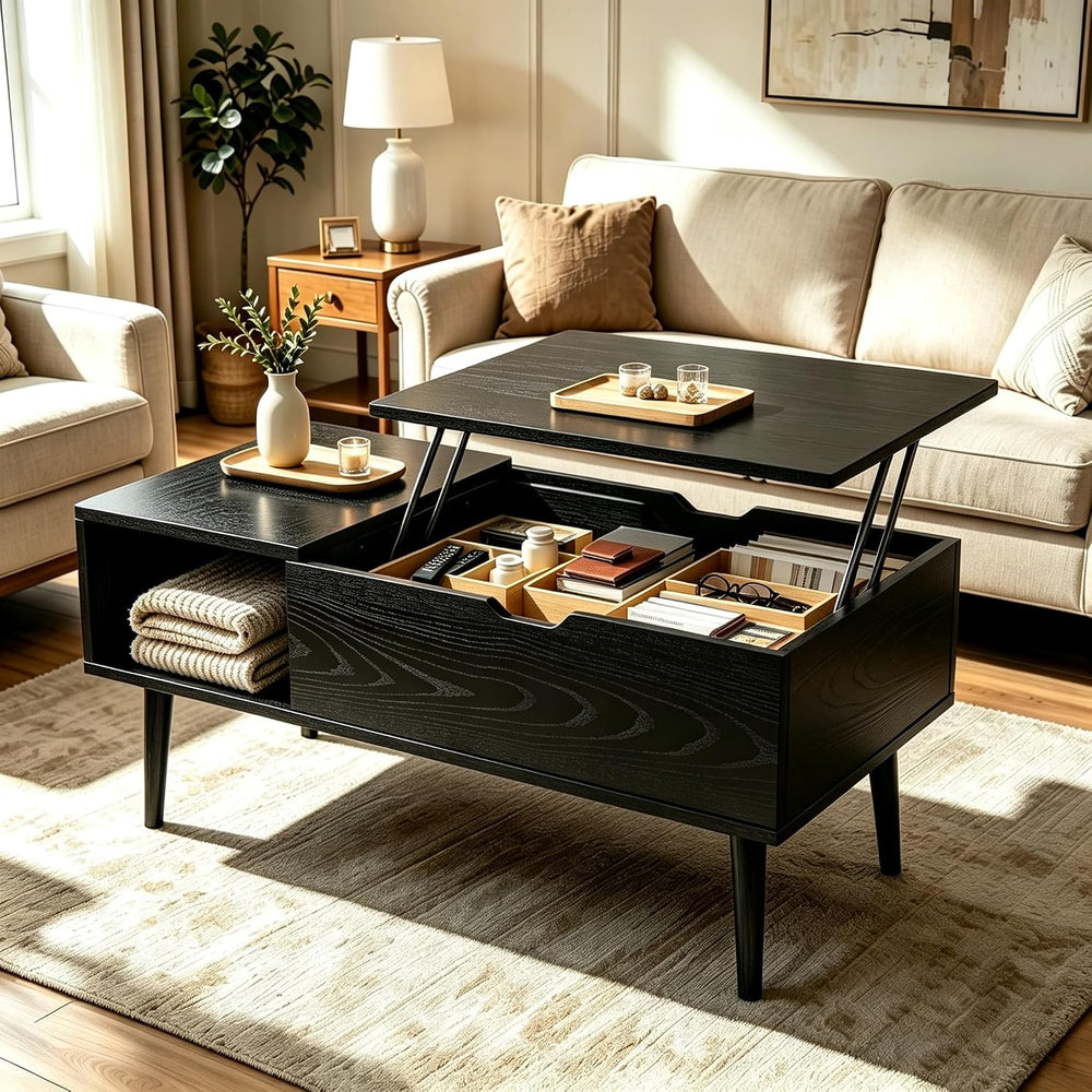 DUMOS Coffee Tables with Storage, Lifting Top for Living Room