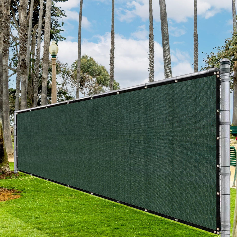 6' x 50' Fence Privacy Screen UV Blocking Mesh Fencing Covers Heavy D...