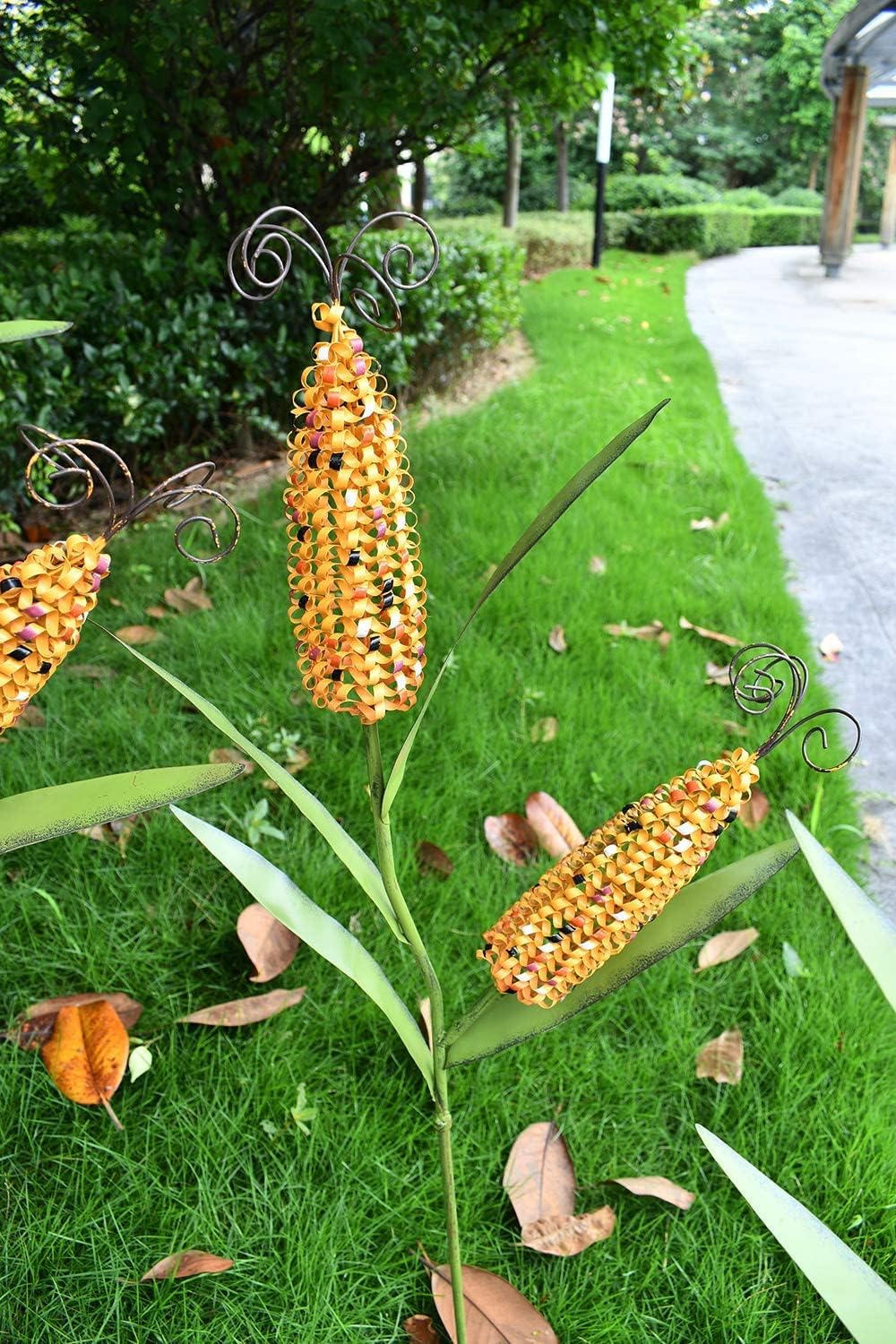 Corn Stalks Garden Stake Outdoor Fall Decor