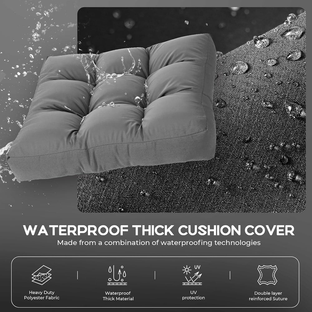 24x22 Outdoor Seat Cushions Set of 2