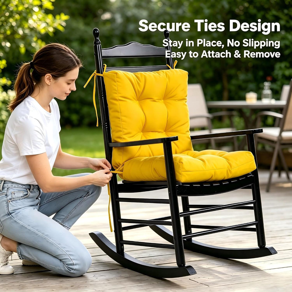 QILLOWAY Outdoor Chair Cushion for Patio Furniture, Waterproof Patio Cushions...