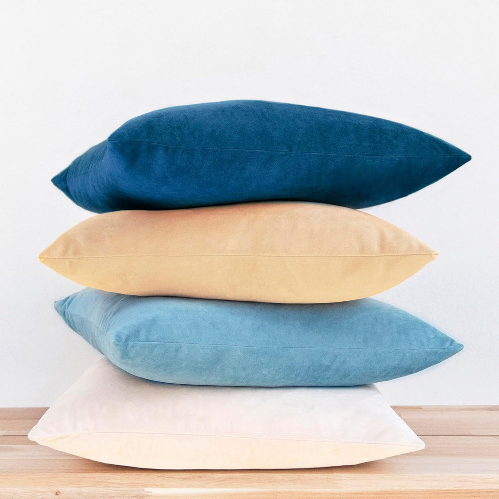 MONDAY MOOSE Decorative Throw Pillow Covers Cushion Cases, Set of 4 Soft Velv...