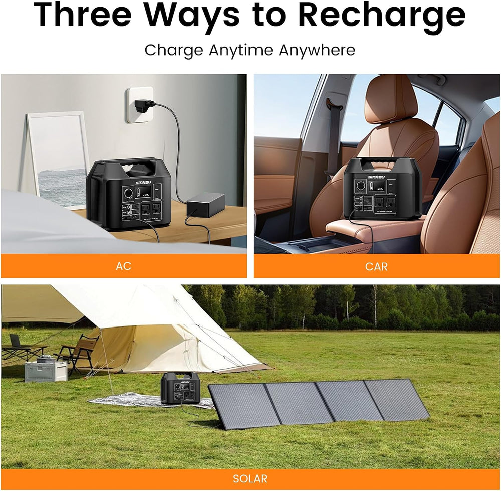 300W Portable Power Station 80000mAh LiFePO4 Battery