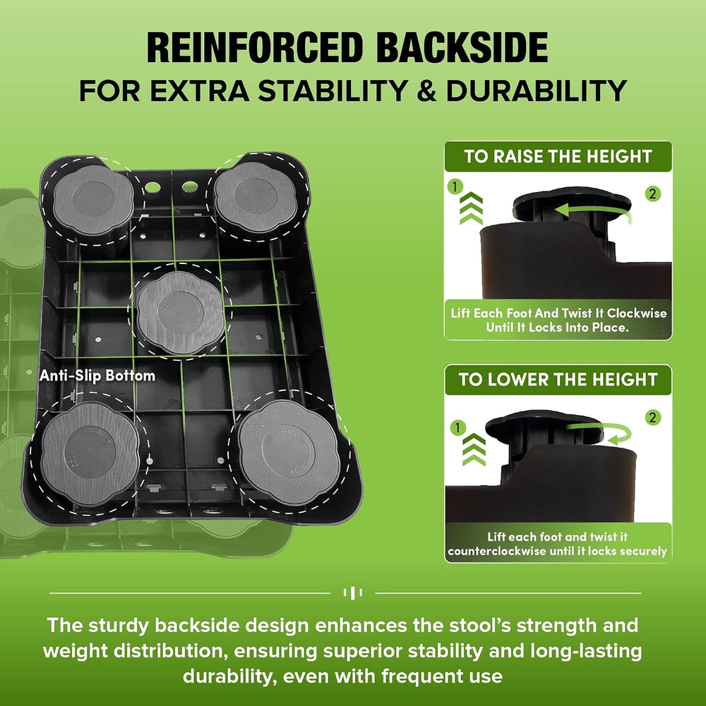 Simply Seniors Small Step Stools for Adults - Noctilucent Stepping Stool