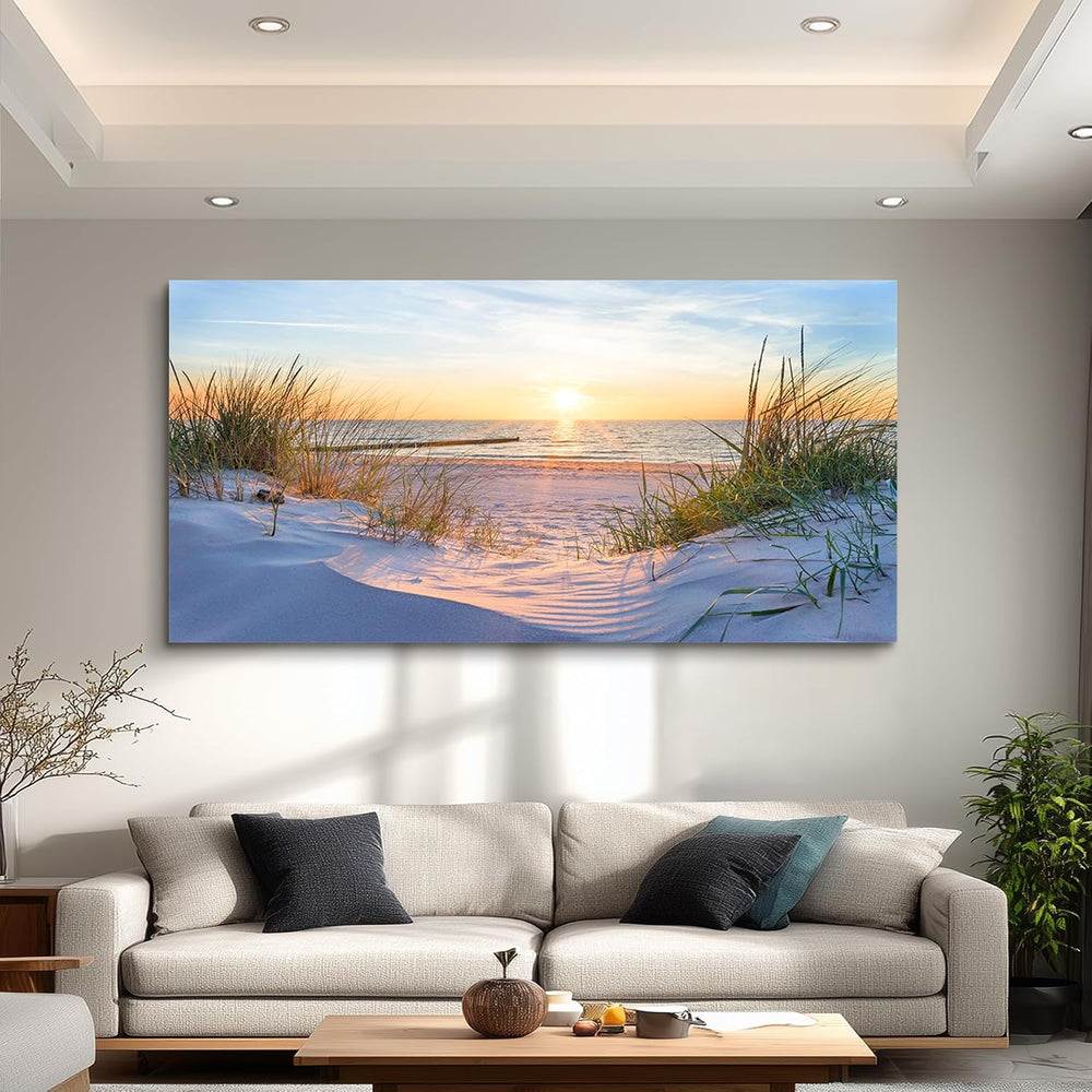 MHARTK66 Beach Canvas Wall Art For Living Room,Pictures for Bedroom,20"X...