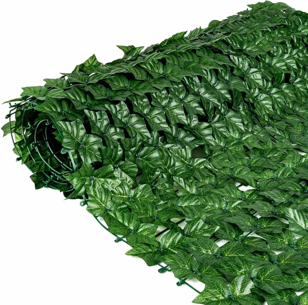 KASZOO 240"x40" Artificial Ivy Privacy Fence Screen - UV-Anti Breat...