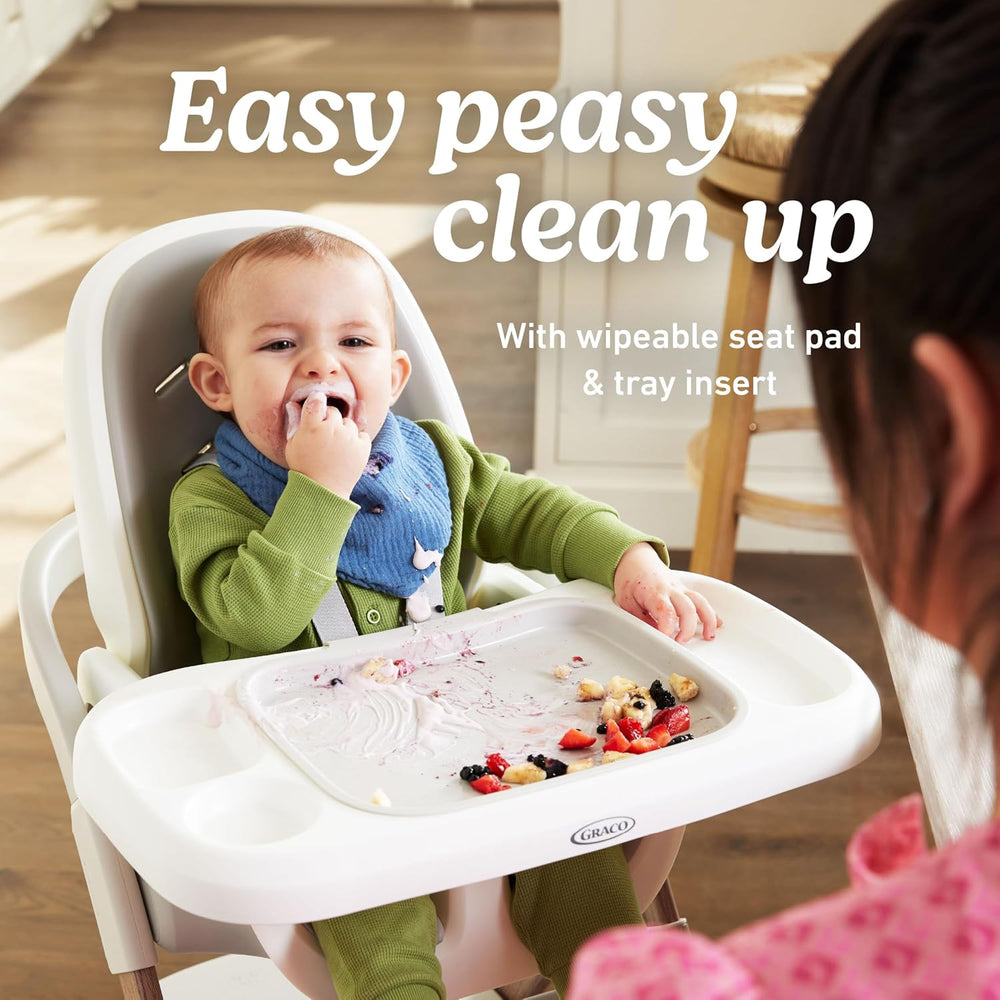 Graco EveryStep Slim 6-in-1 Convertible Highchair, Misty