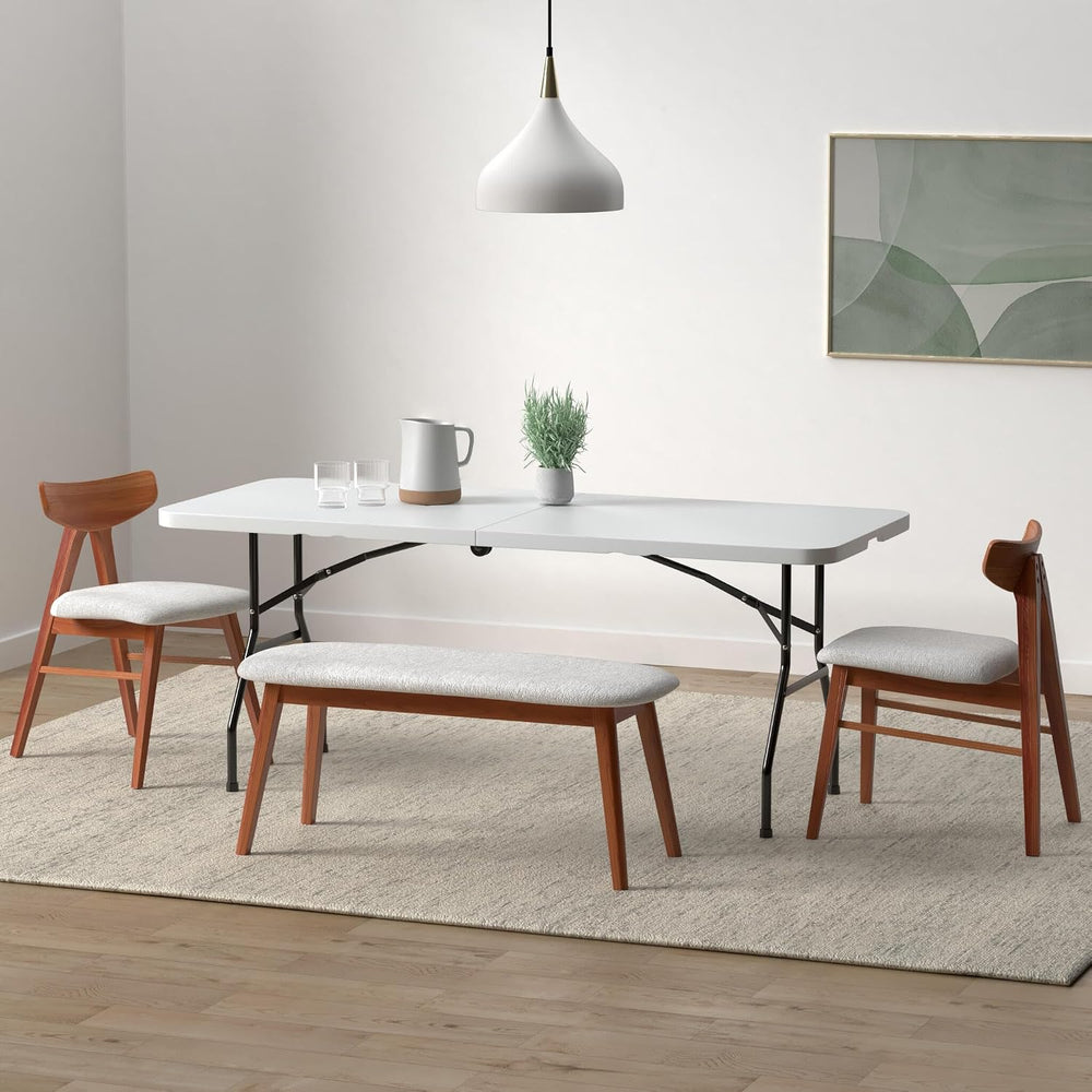 PayLessHere | 6FT Folding Table | White | Portable Plastic Table