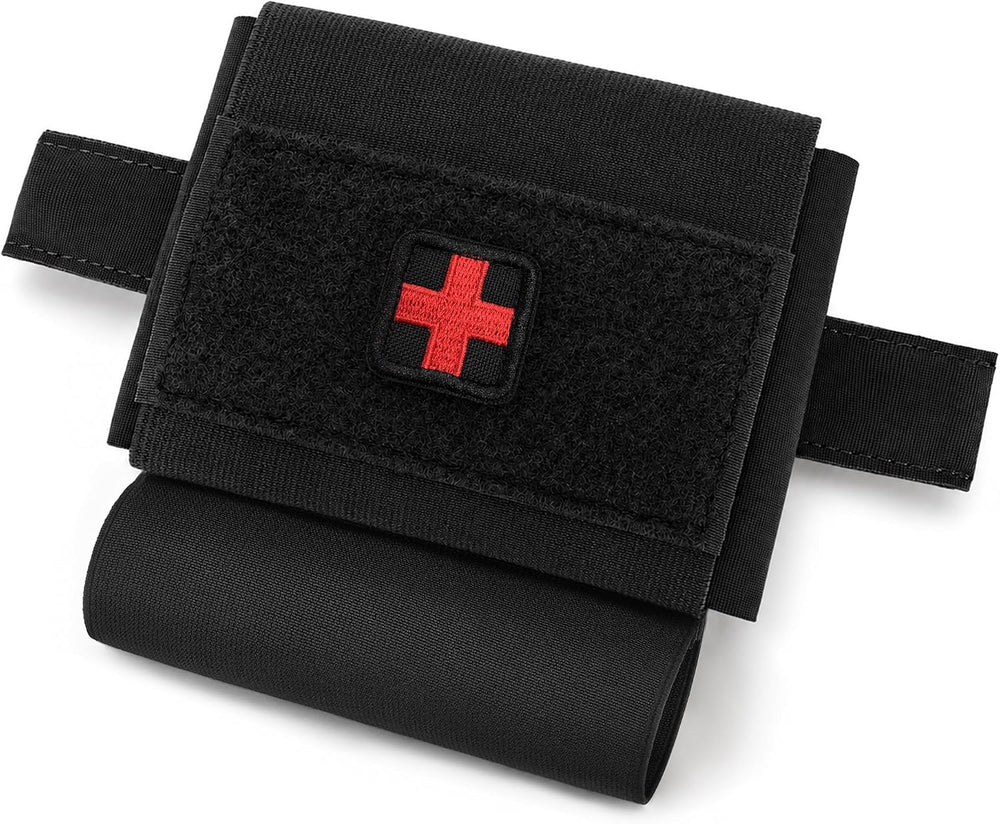 IFAK Pouch for Duty Belt, Micro MOLLE Med Pouch with TQ Holder