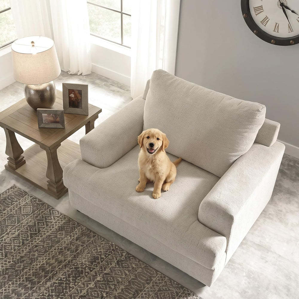 Signature Design by Ashley Soletren Oversized Chair and a Half, Stone