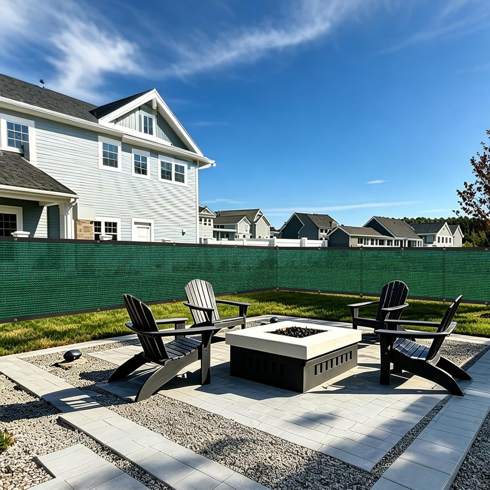 KANAGAWA Privacy Screen Fence 6 x 25ft, 90% Blockage Screen, Dark Green