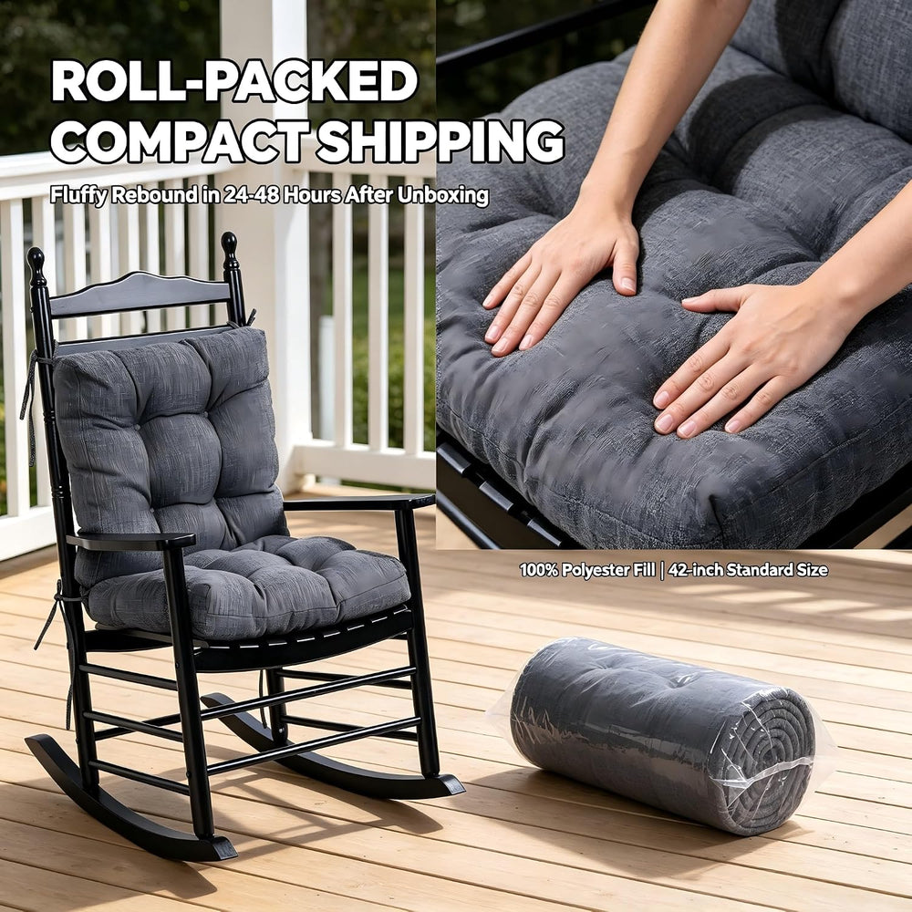 QILLOWAY Outdoor Chair Cushion for Patio Furniture, Waterproof Patio Cushions...