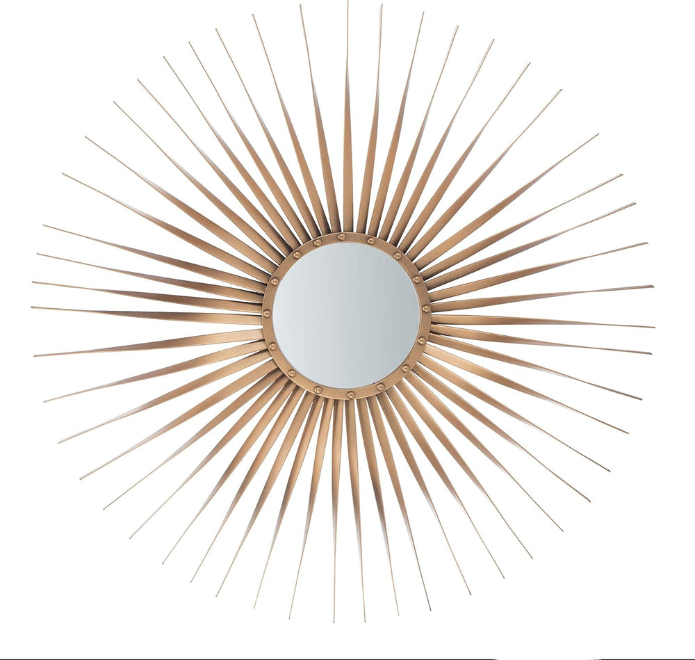 Safavieh Home Collection Lachlyn 34-inch Gold Sunburst Round Mirror