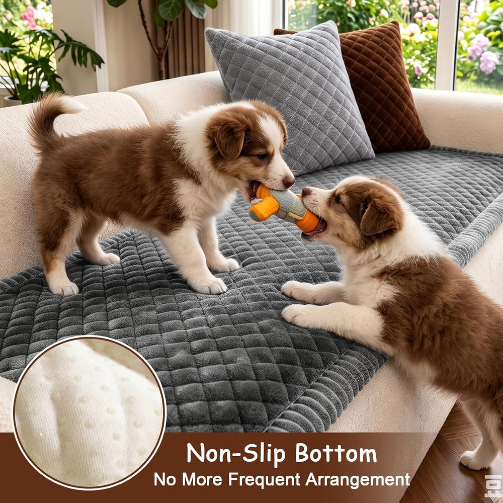 Waterproof Couch Cover for Dogs, Washable Soft Sofa Protector