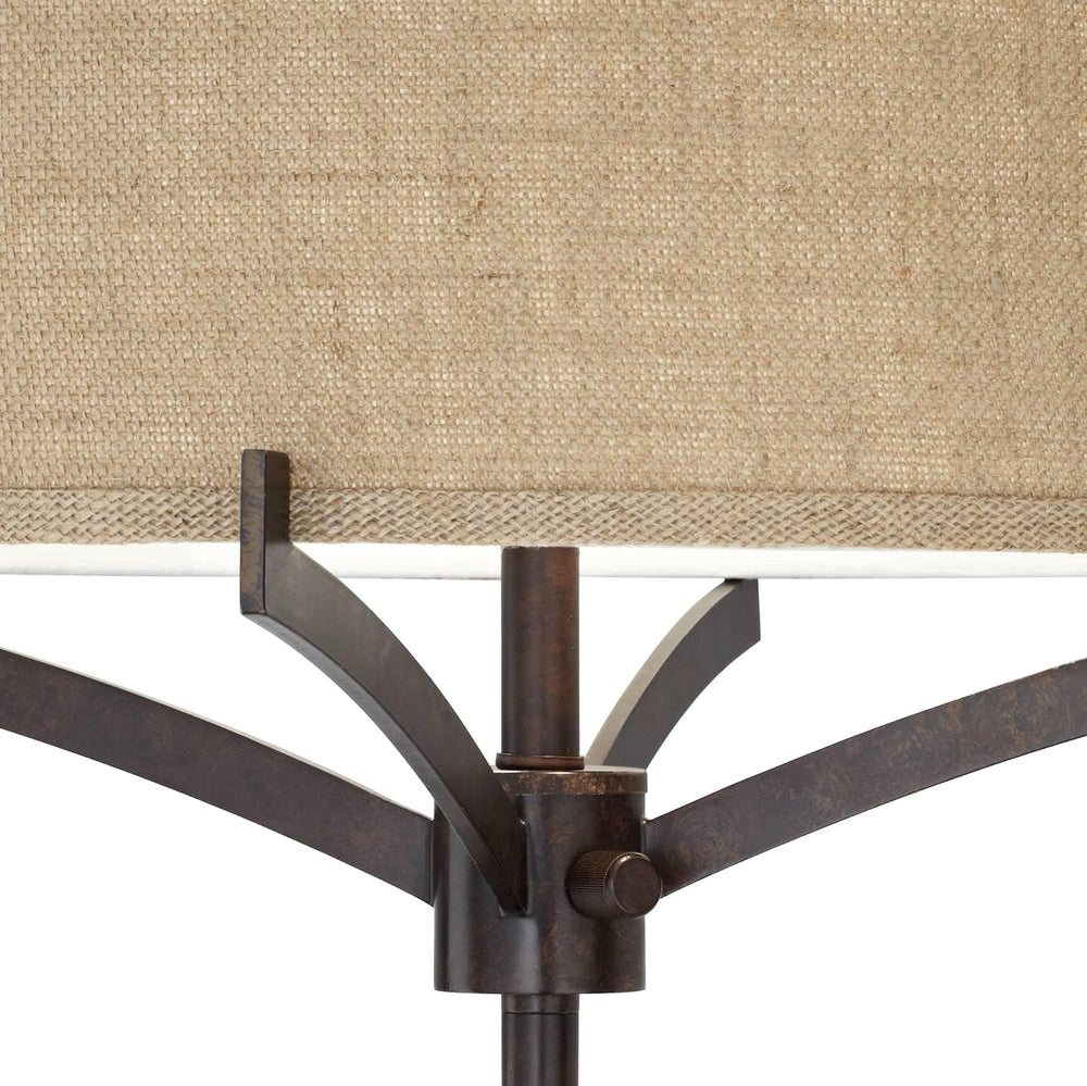Tremont 62" Tall 2-Light Floor Lamp with Burlap Shade